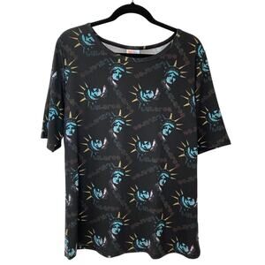 NWT LuLaRoe Gigi top 3XL 3X July 4th holiday Statue of Liberty patriotic shirt